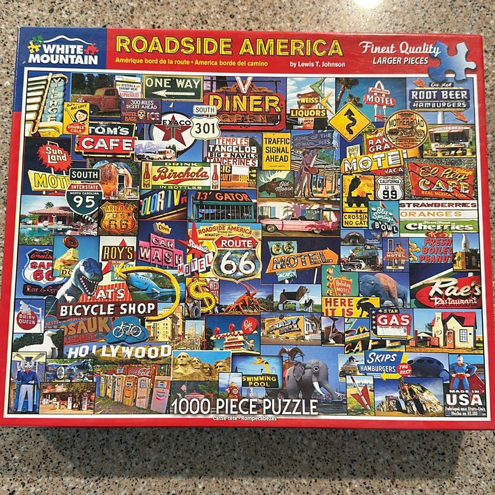 White Mountain Roadside America 1000 piece puzzle